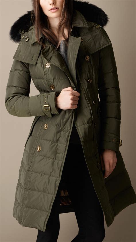 burberry down coat womens|Burberry coats for women sale.